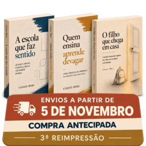 Combo Cássio Mori — três livros impressos
