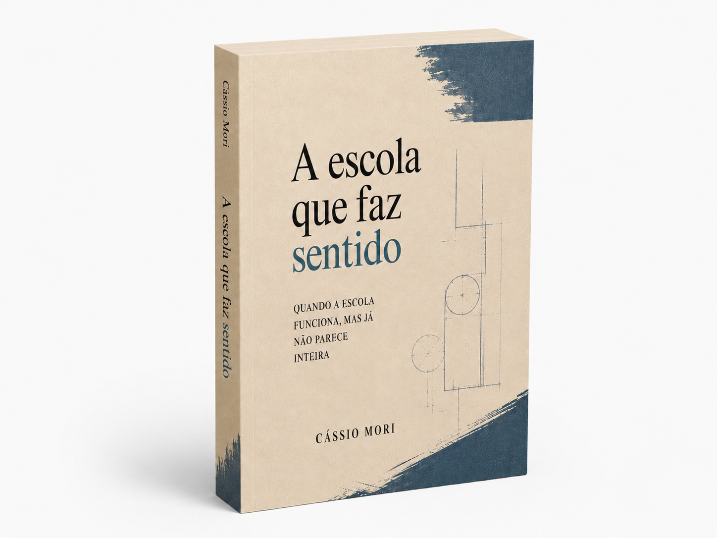 Livro A escola que faz sentido em composição editorial