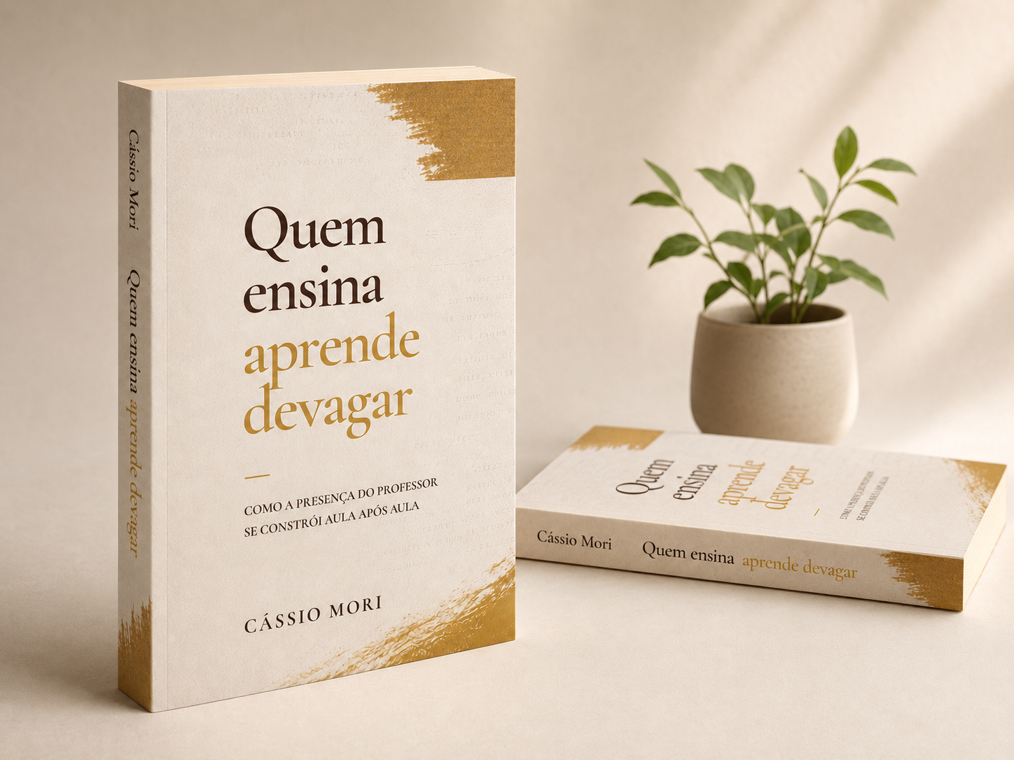 Capa do livro Quem ensina aprende devagar