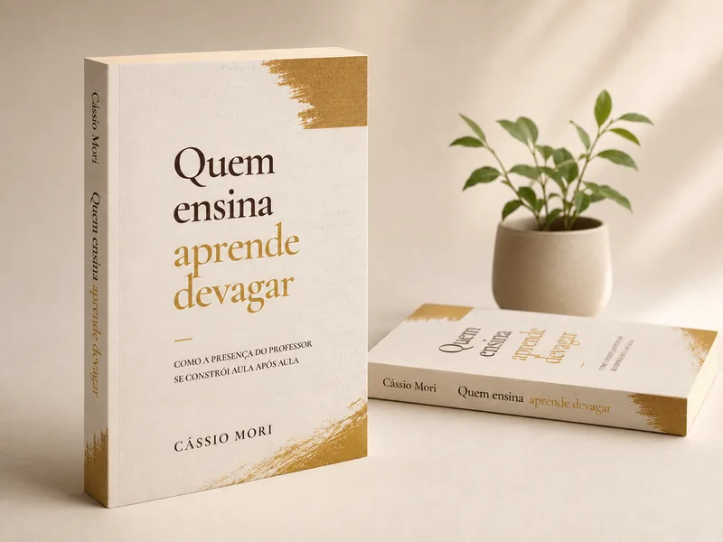 Capa de Quem ensina aprende devagar