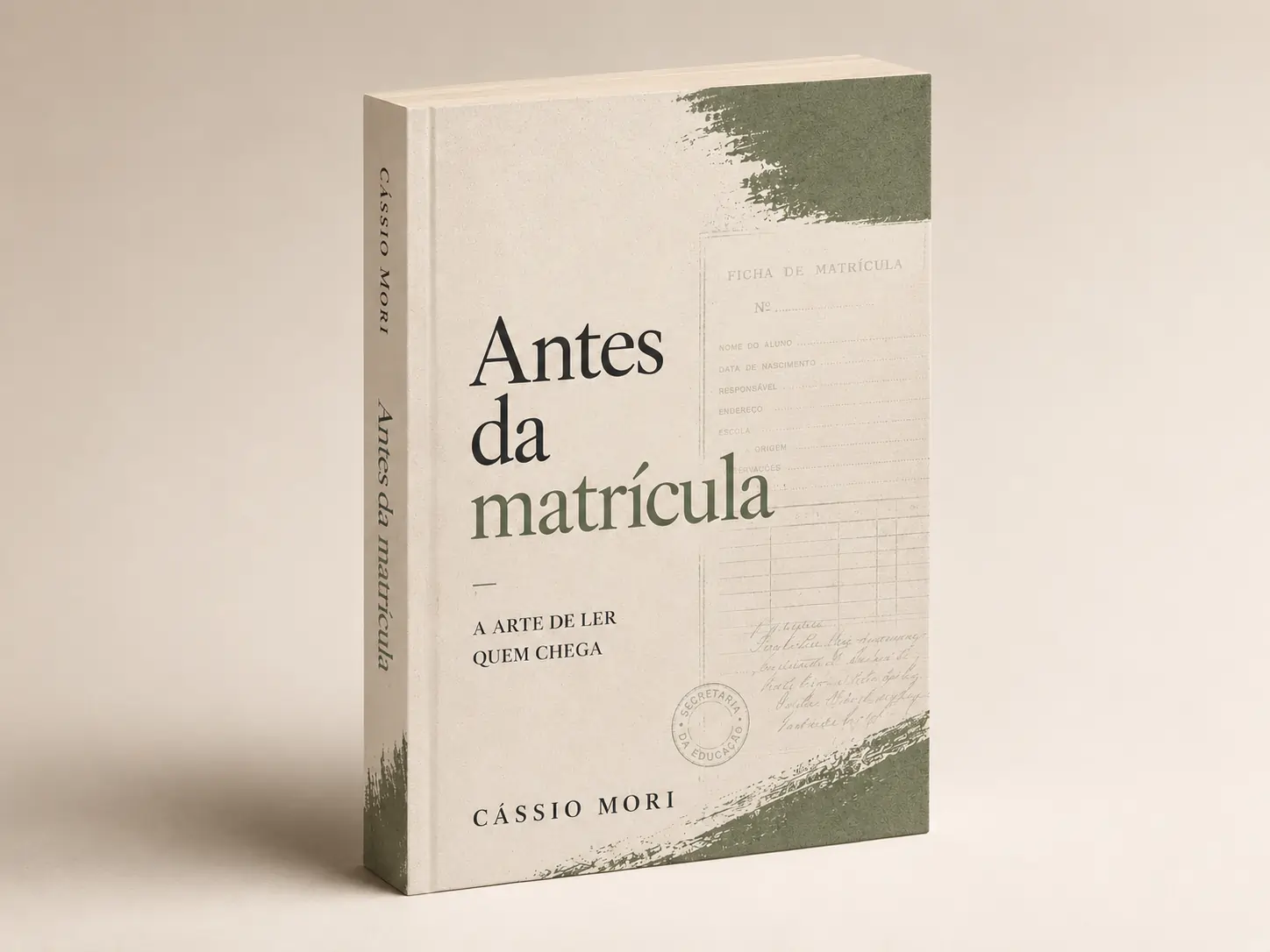 Capa do livro Antes da matr&iacute;cula