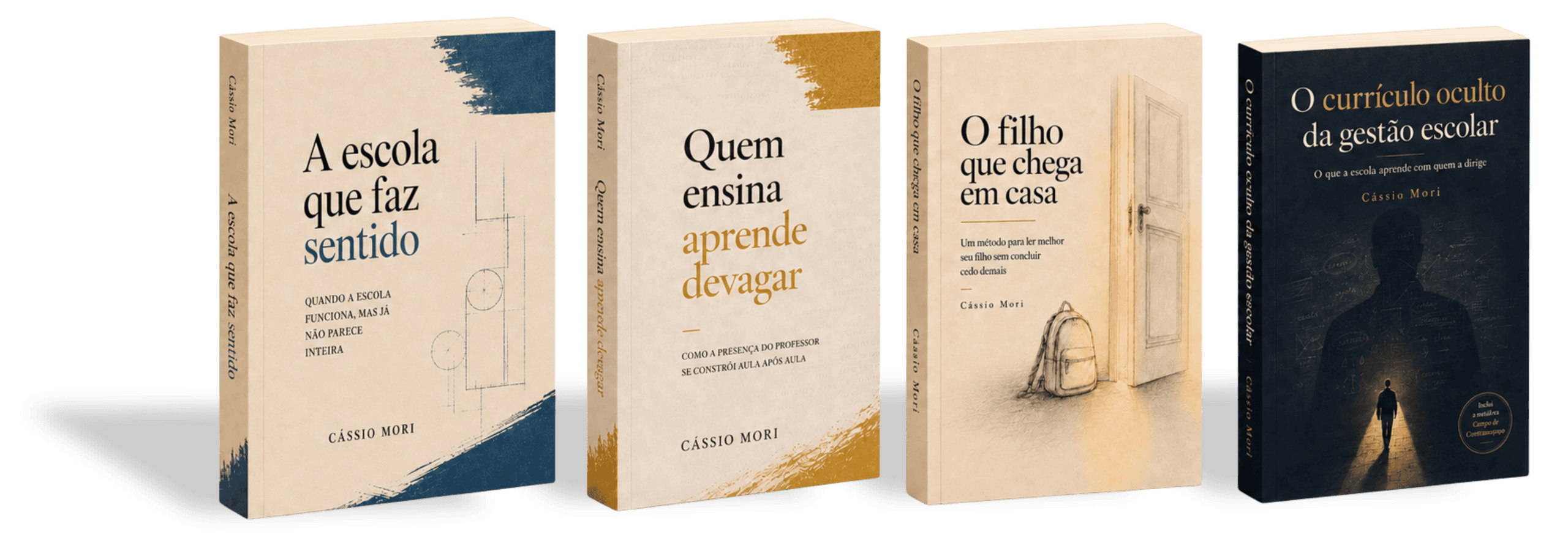 Os quatro livros de Cássio Mori