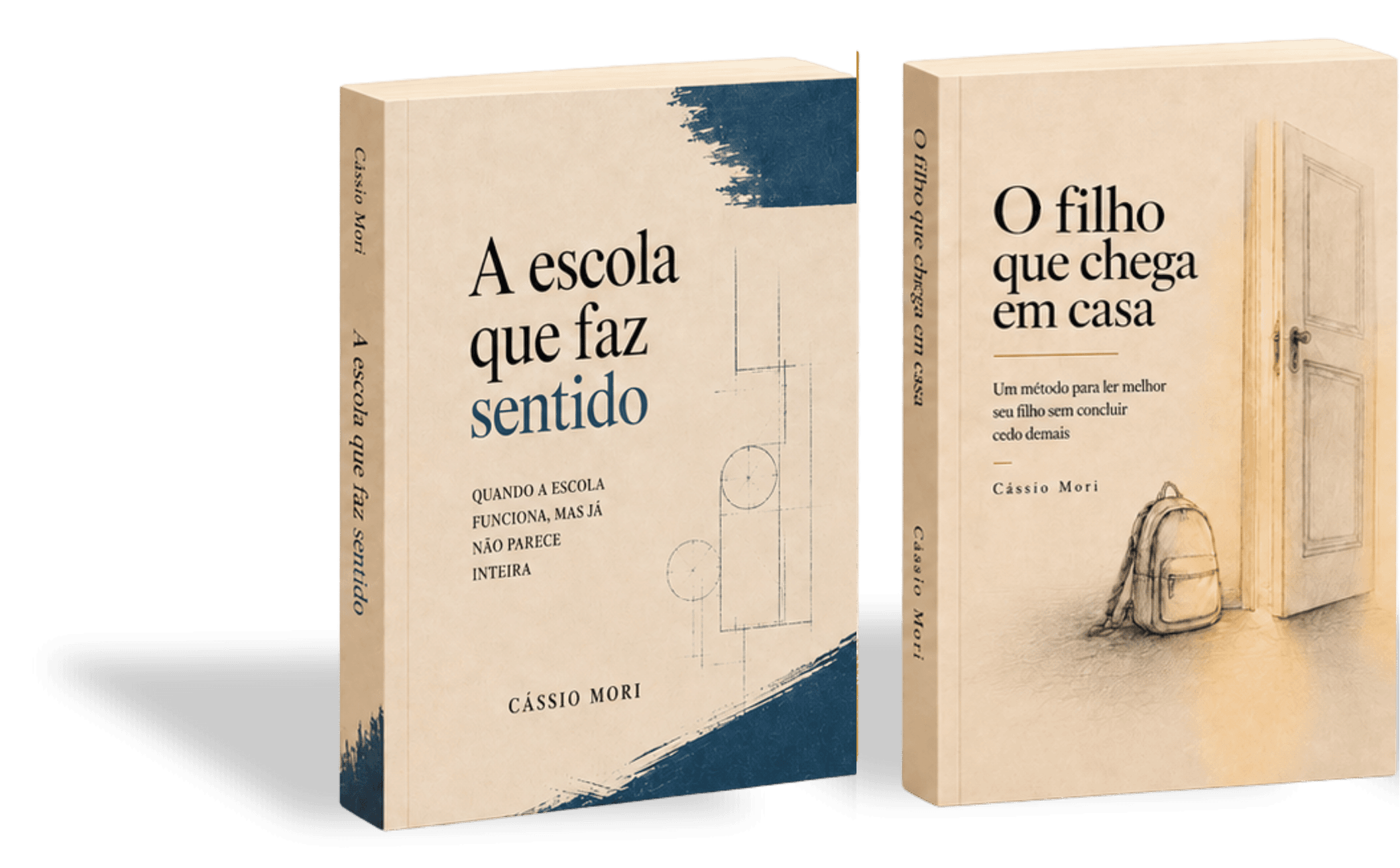 Combo A escola que faz sentido e O filho que chega em casa